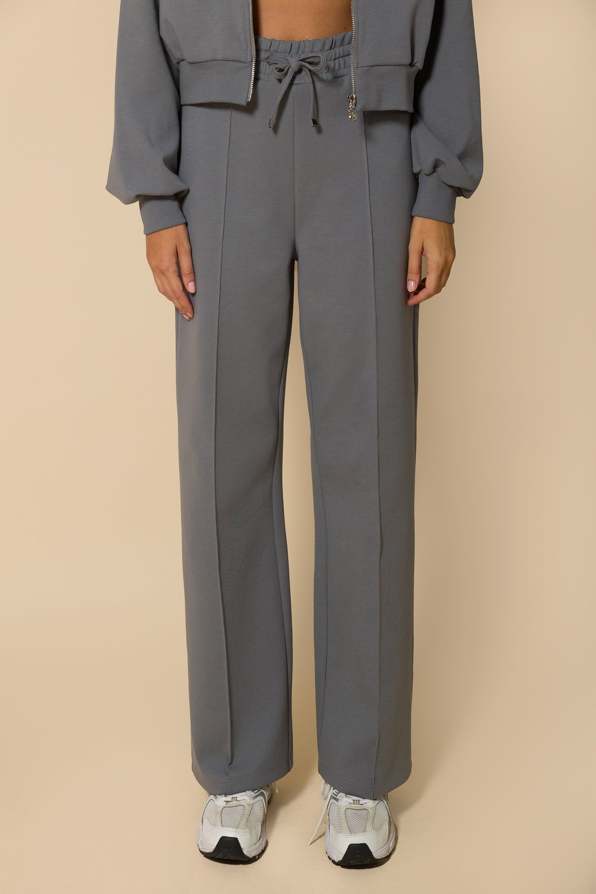 Дамско долнище с ръб SOFT GREY