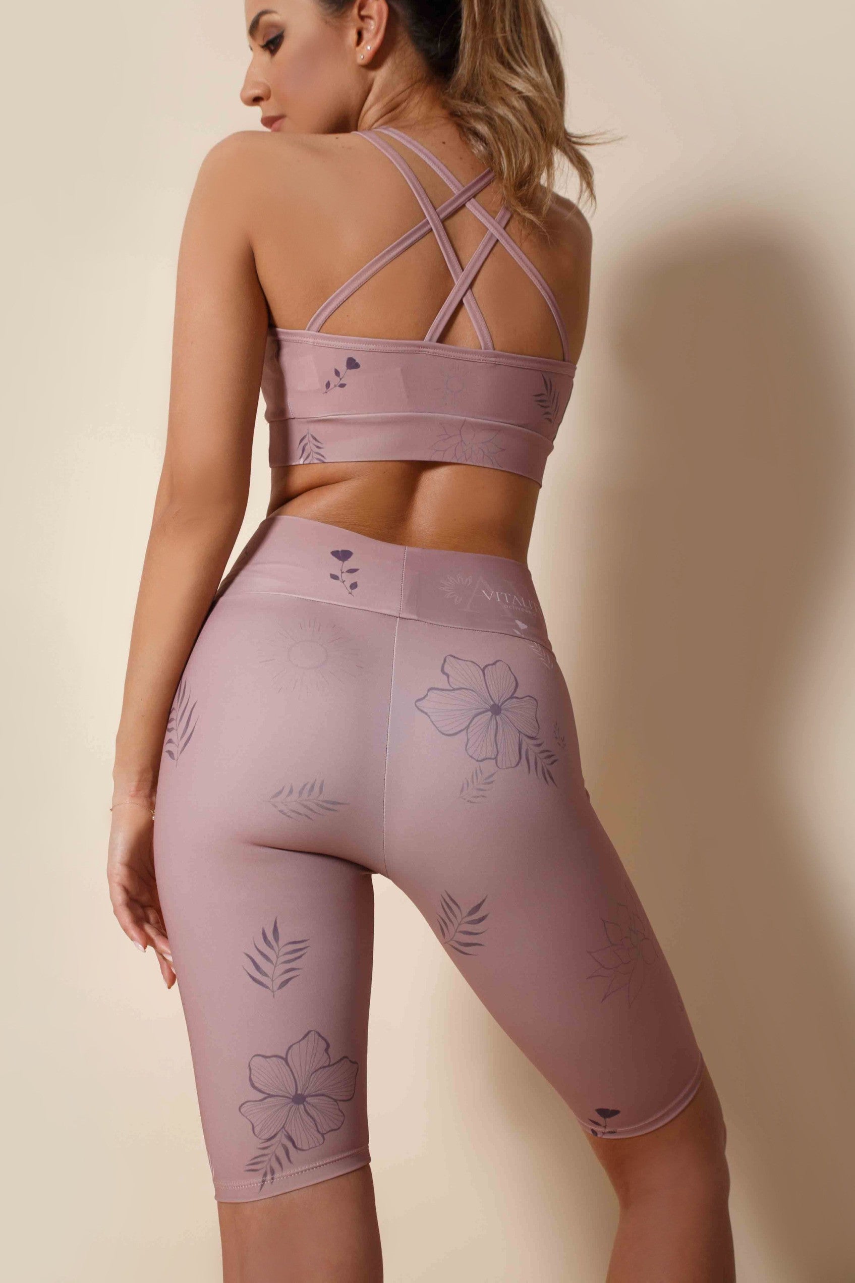 OUTLET дамски спортен къс клин BEIGE VIBES