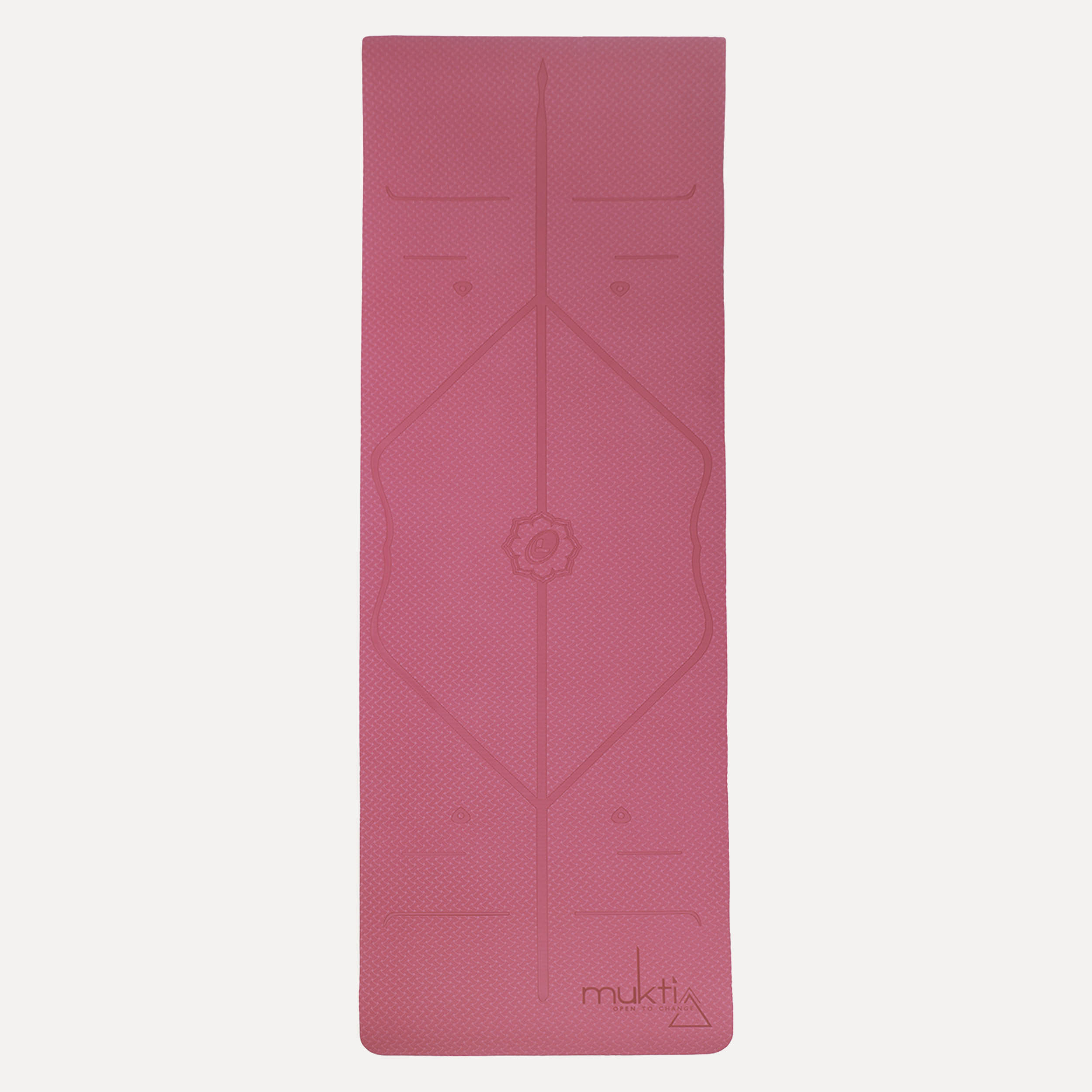 Постелка за йога AMLA розово, двуцветна