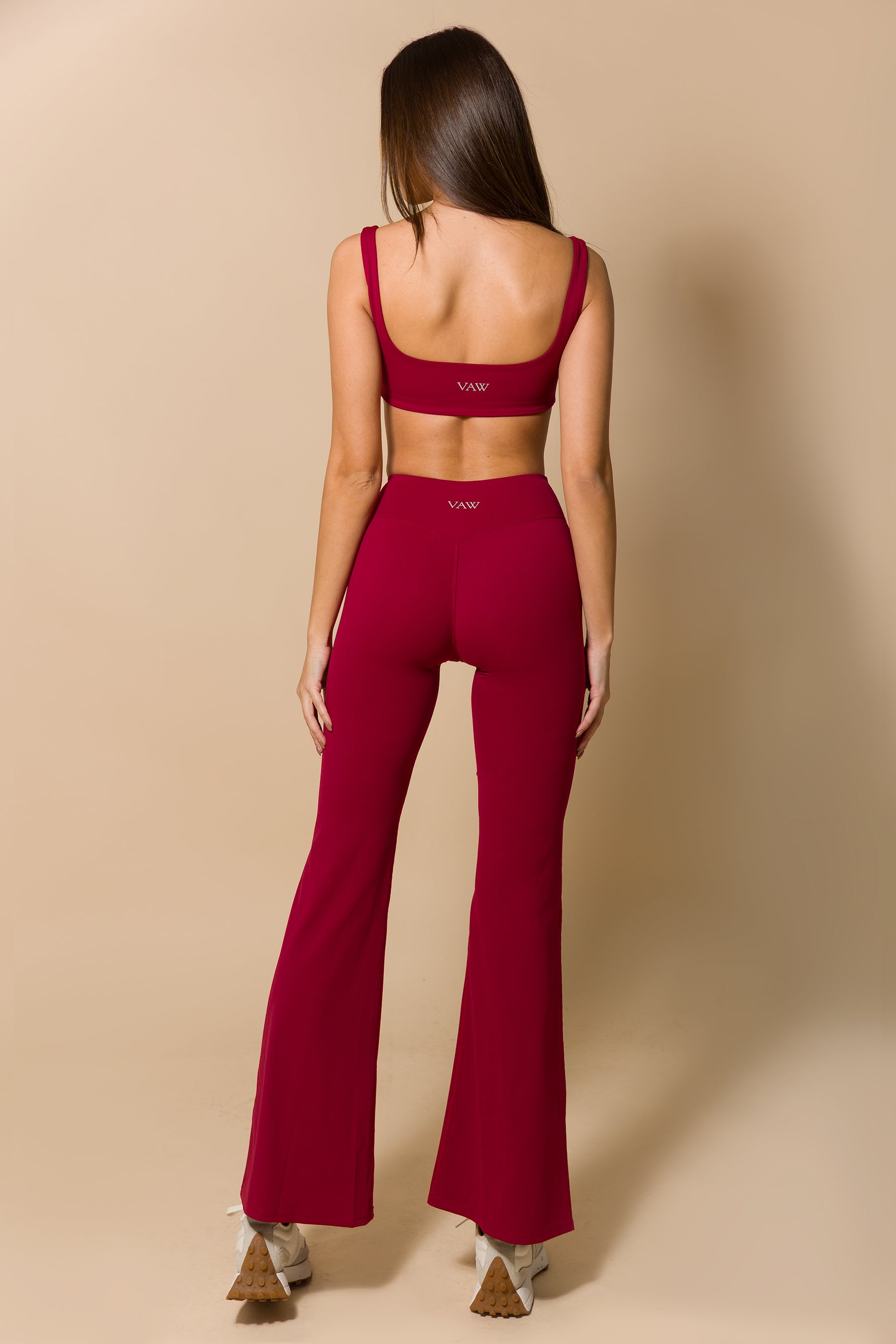 Дамски комплект от къс потник и разкроен клин CHERRY